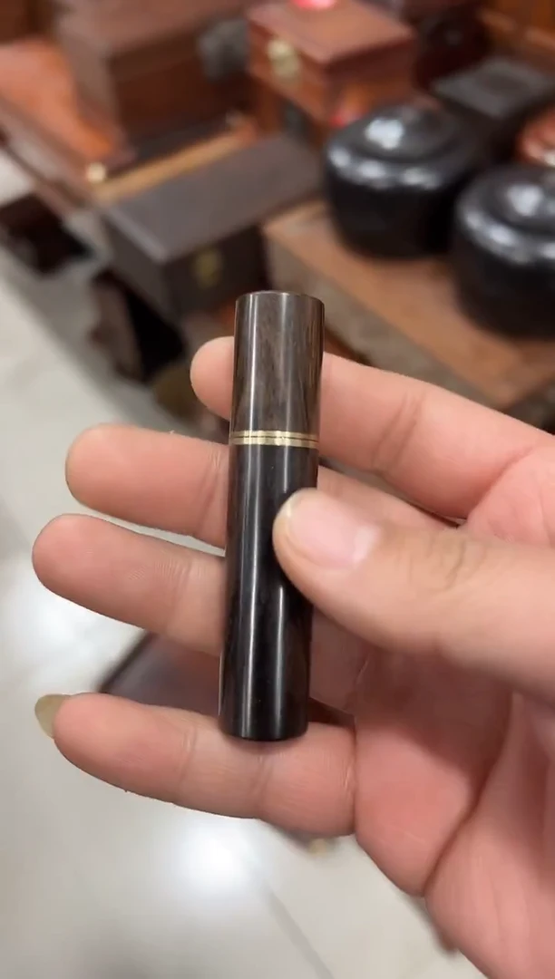 乌木小号牙签罐1