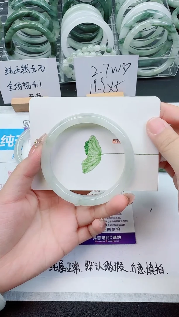 【闪购商品】石英质玉手镯未镶嵌304号/64-65圈