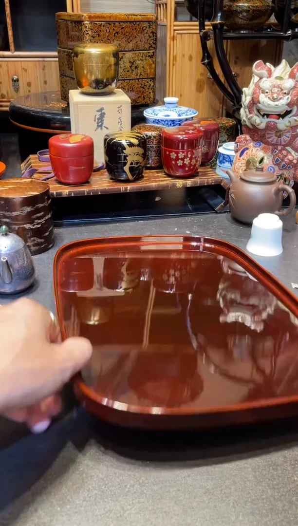 收纳盘 大漆漆器大漆漆器大漆漆器
