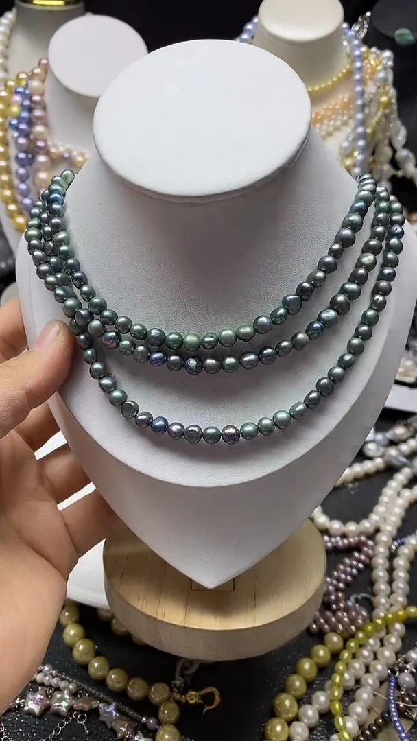 颈饰未镶嵌淡水珍珠多人