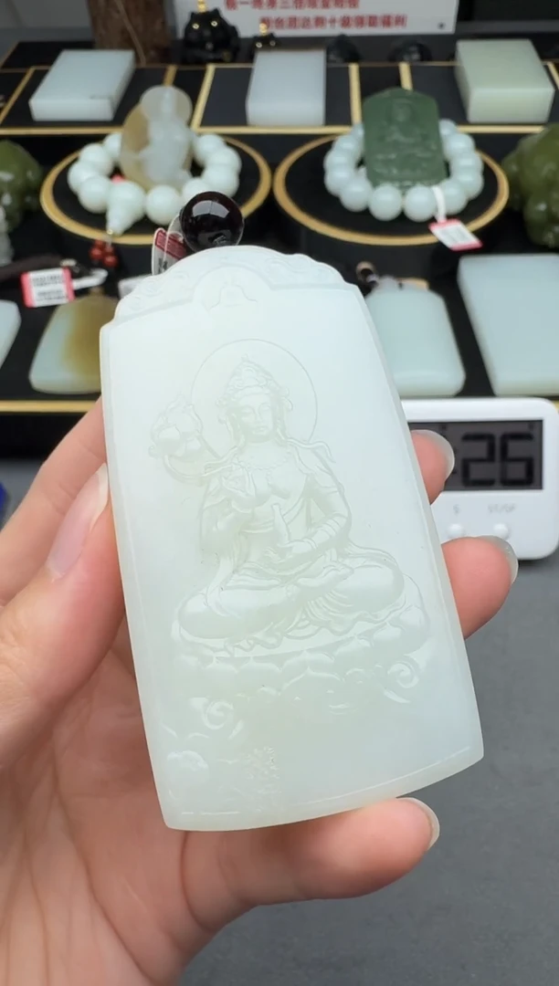 和田玉未镶嵌颈饰3