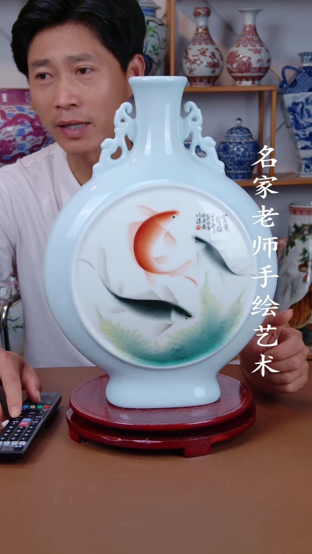 瓶景德镇手工手绘陶瓷摆件19