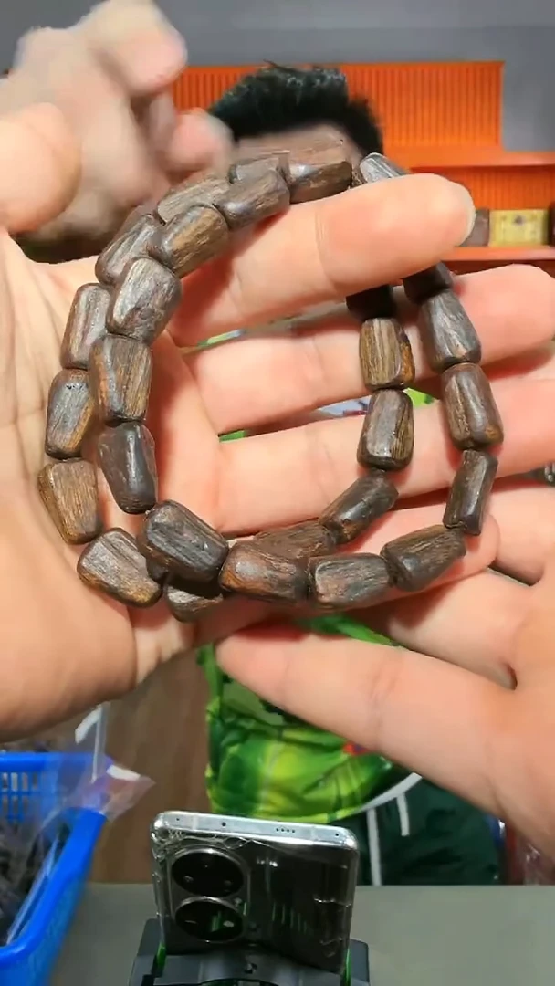 沉香手串56号随行紫伽罗13.8g多样性发一