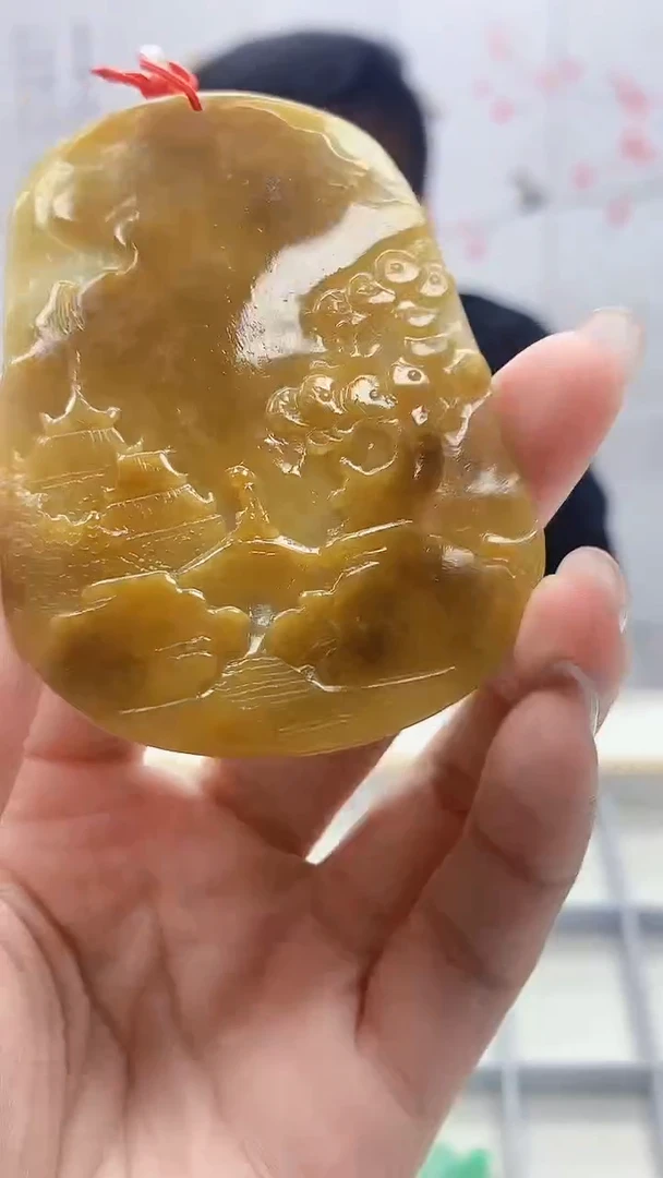 定制翡翠未镶嵌4812lr-毛货挂件13