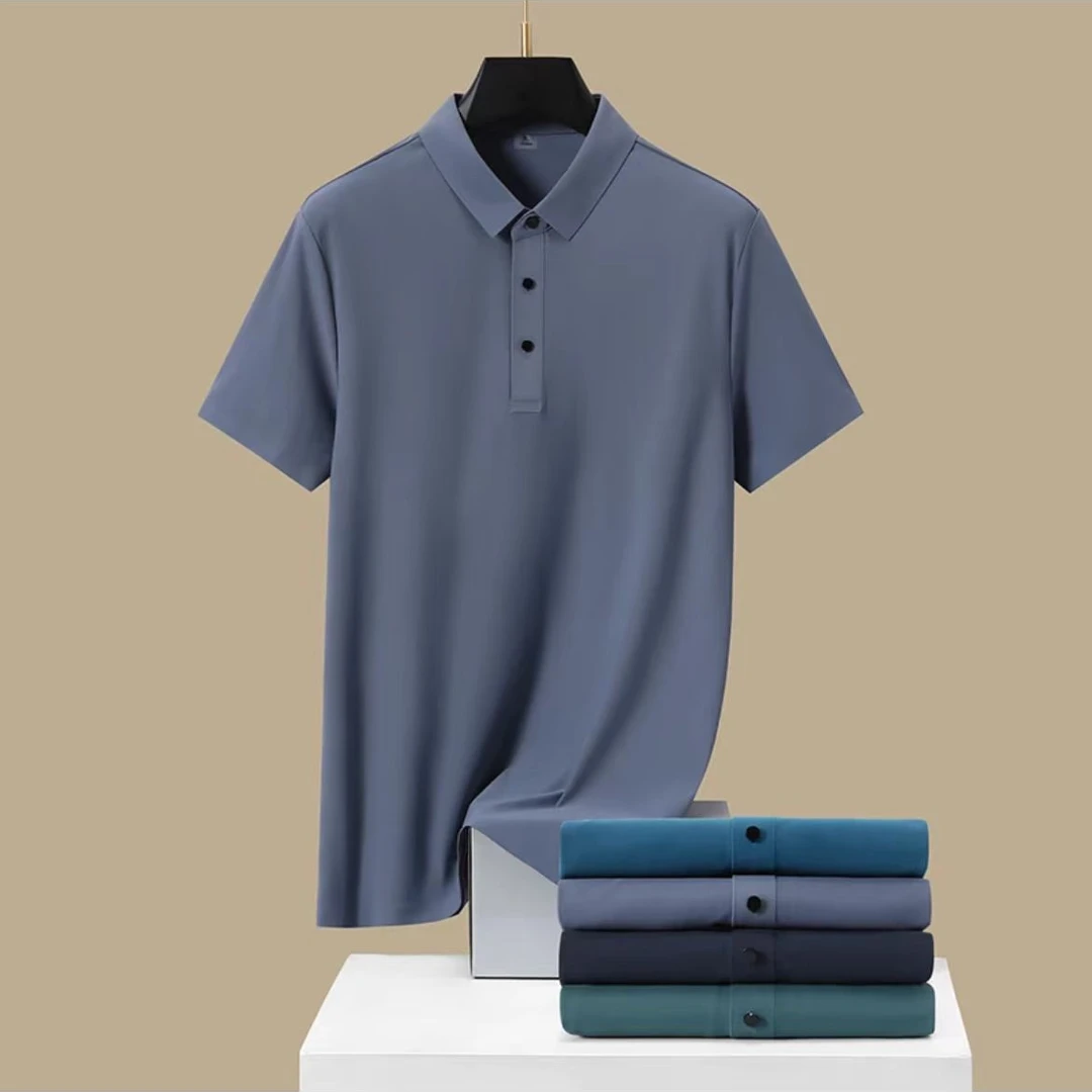 【001-200】剪标商务男装男士polo衫长袖T恤短袖男装