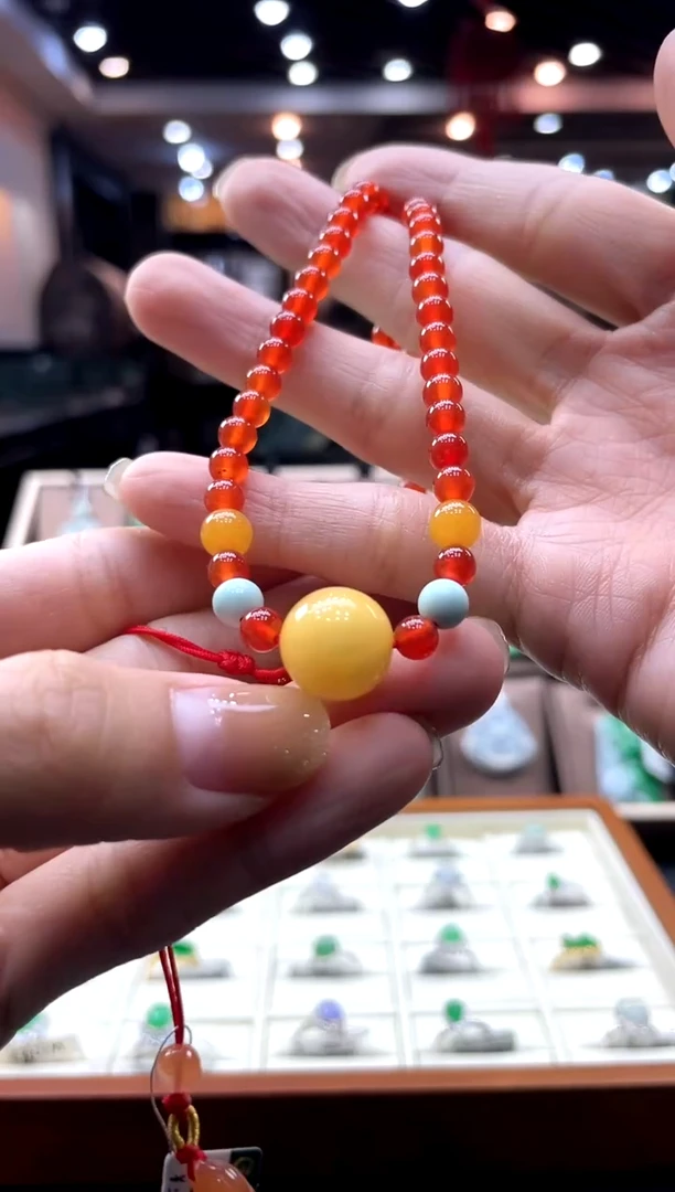 【闪购商品】琥珀颈饰未镶嵌项链