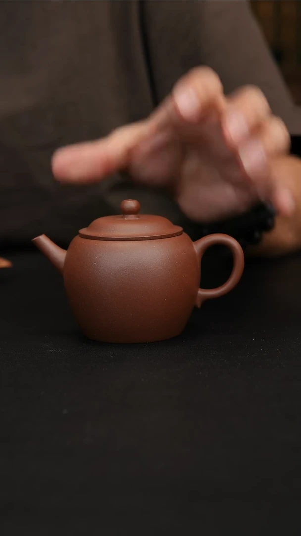 茶壶紫砂紫砂壶微瑕2号井紫泥觅仓