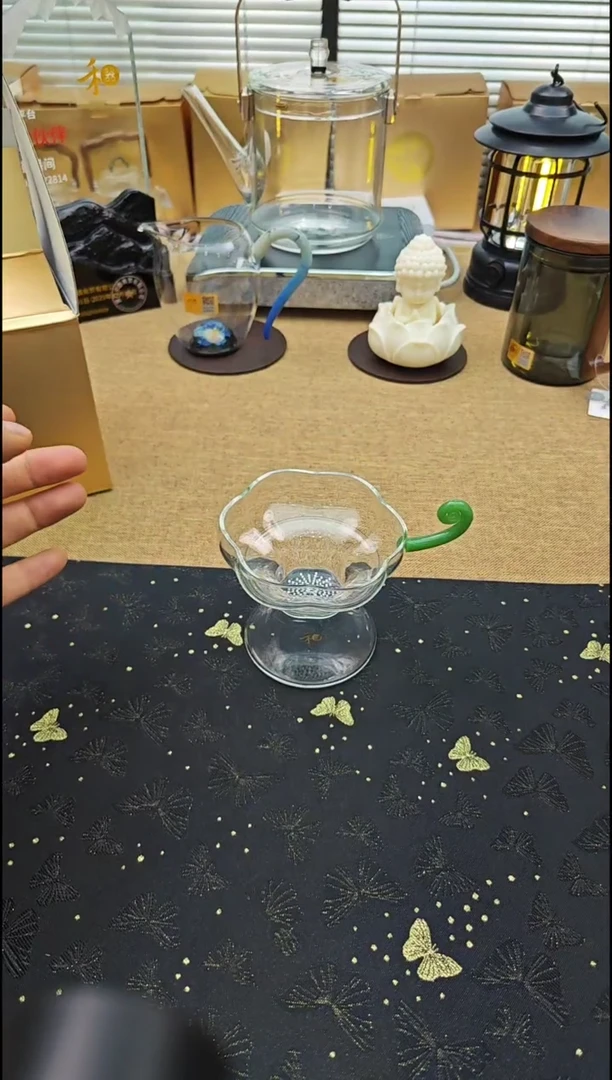 【闪购商品】禾器予乐茶漏翡翠玉金标