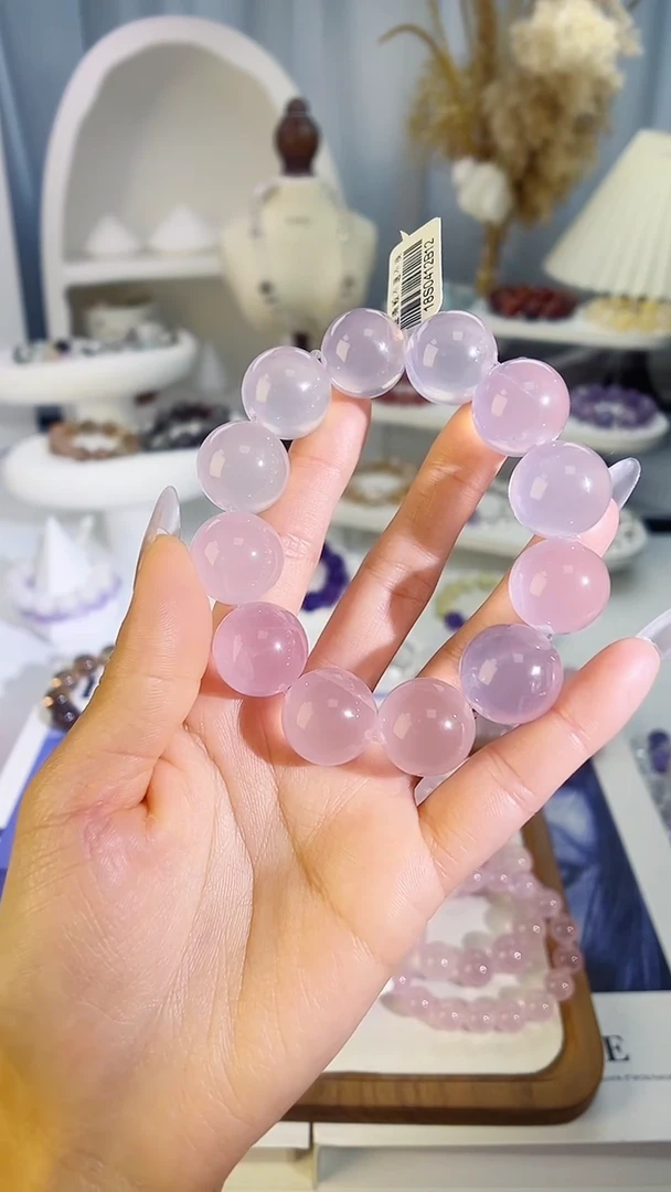 未镶嵌手串水晶粉水晶多样性发其一