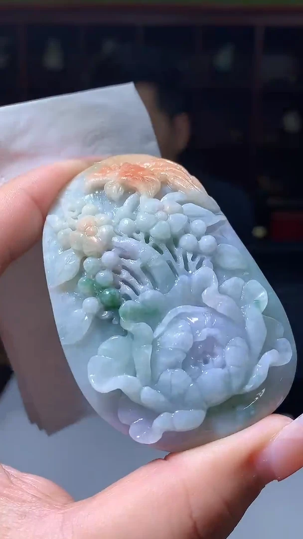 【闪购商品】定制翡翠未镶嵌1049xx-毛货翡翠35