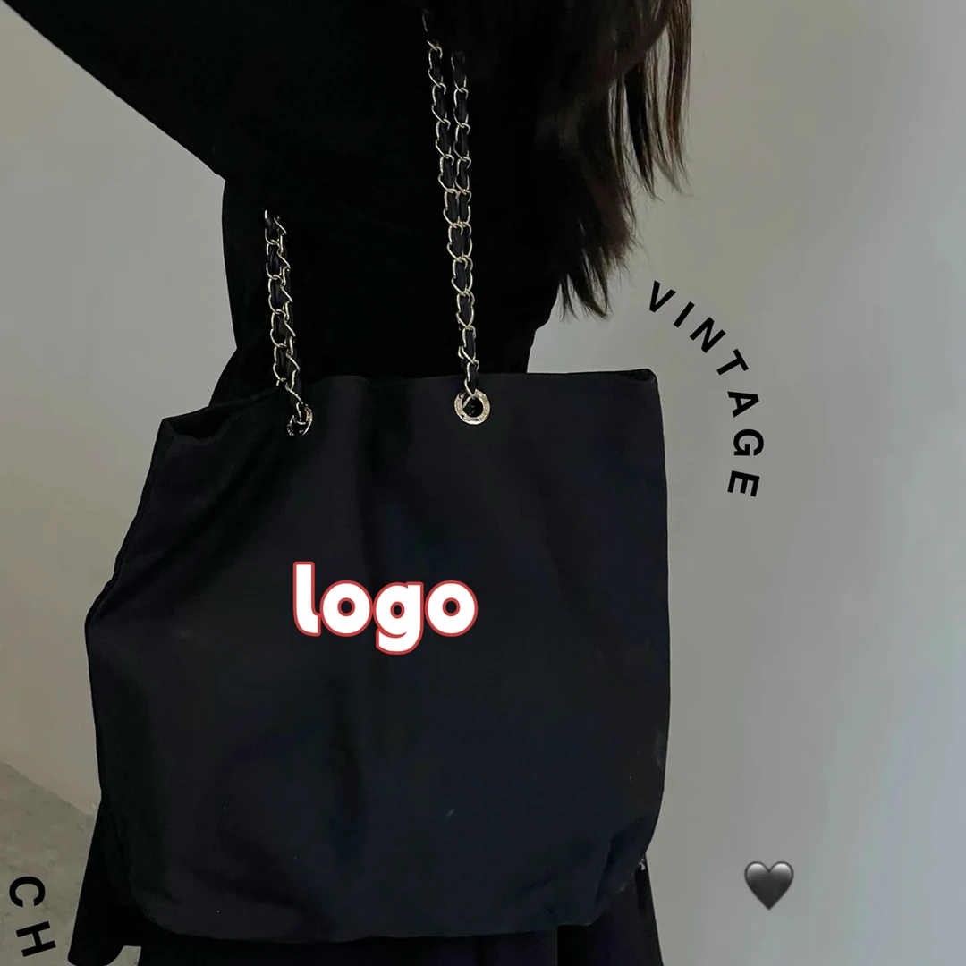 水桶单肩包（小香风）