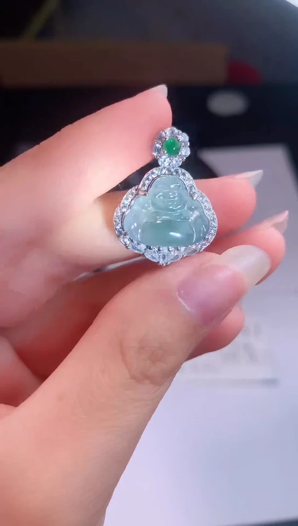 颈饰未镶嵌翡翠0芹0翡翠珠宝755