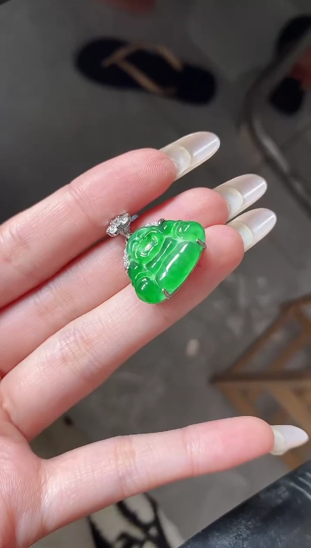 银S925镶嵌戒指翡翠51511