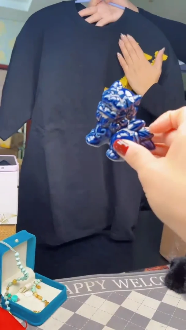 瓷片陶茶666文玩周边多人 大黄驴140