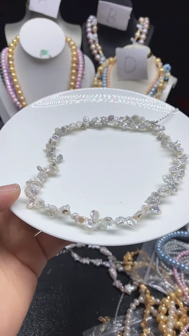 淡水珍珠未镶嵌颈饰多人