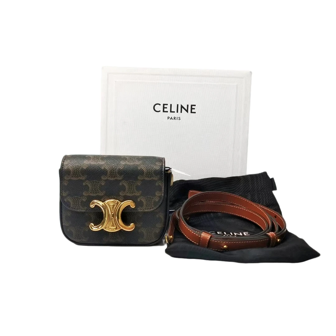 99新 Celine/思琳 安洁利严选斜挎包/0015938