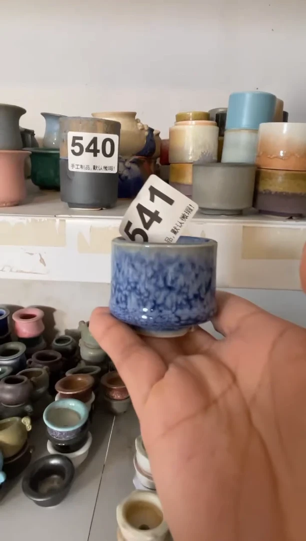 瓷片奋***@541知木小芳花盆