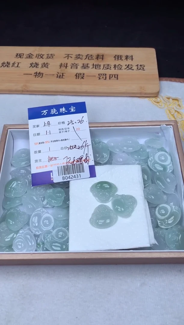 颈饰未镶嵌翡翠多样性发其一  B041386