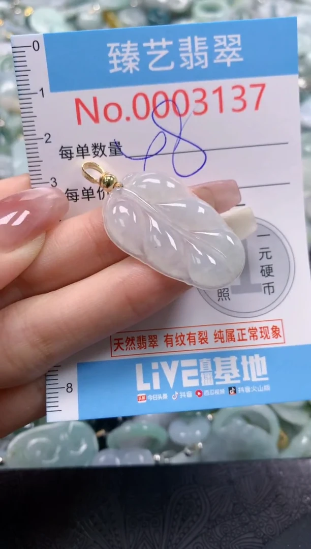 翡翠未镶嵌颈饰3137