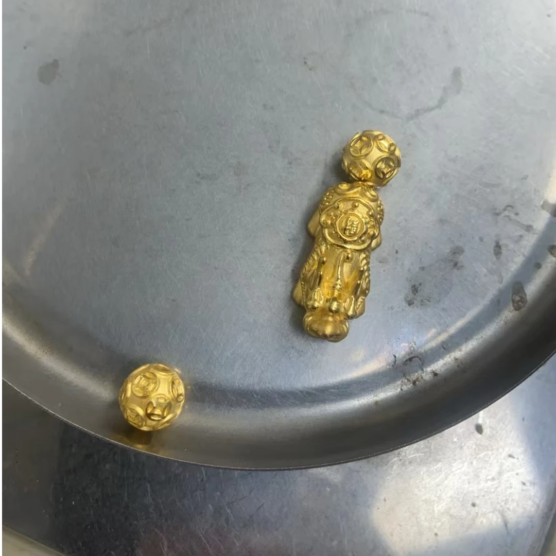 3.77克足金999貔貅转运珠