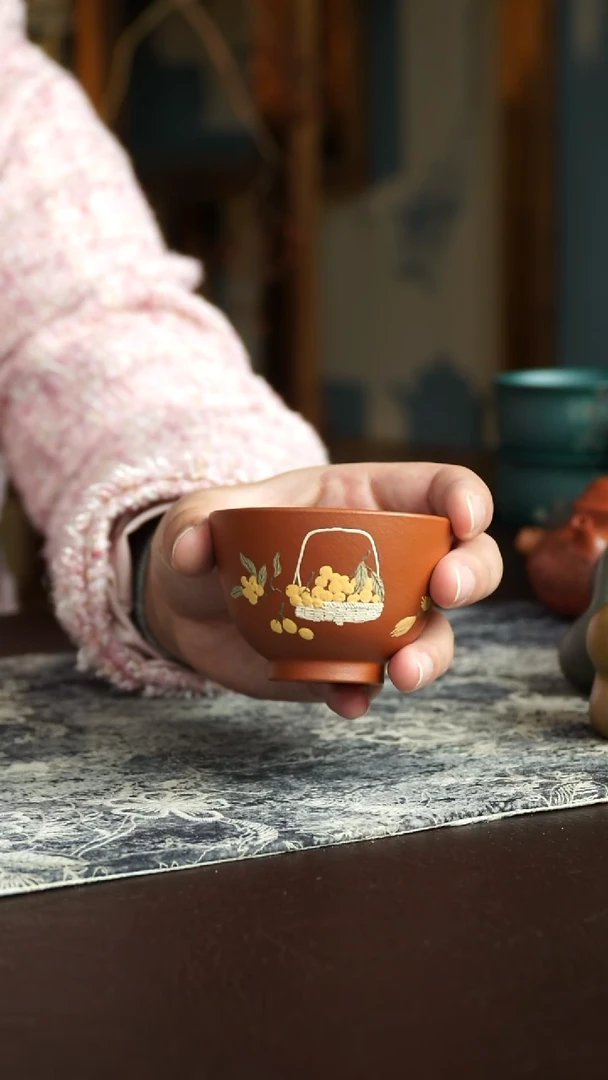 茶杯紫砂68号 清供杯 双11特惠限时炸漏宜兴紫砂