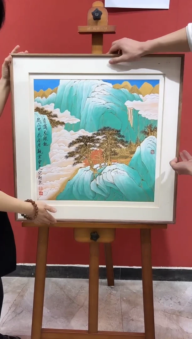 【闪购商品】国画SK-2.25平尺-国画作品 红