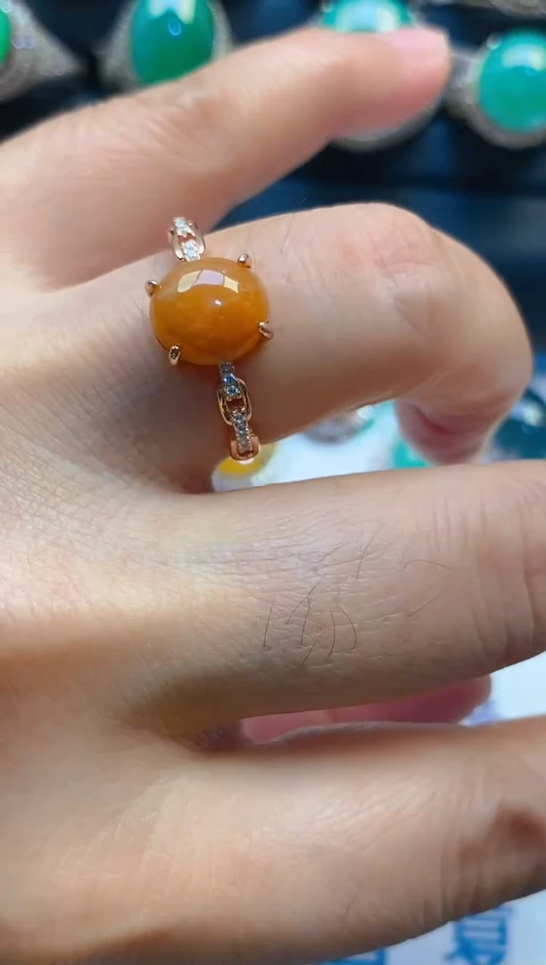【闪购商品】翡翠耳饰银S925镶嵌天然A货翡翠1