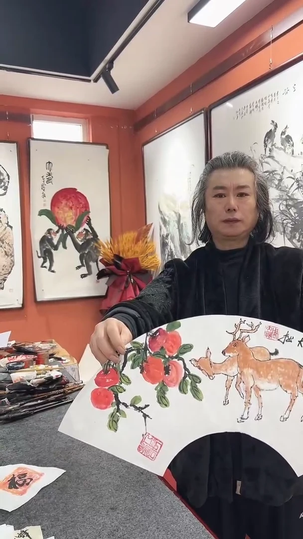 国画周大拙/国画/花鸟