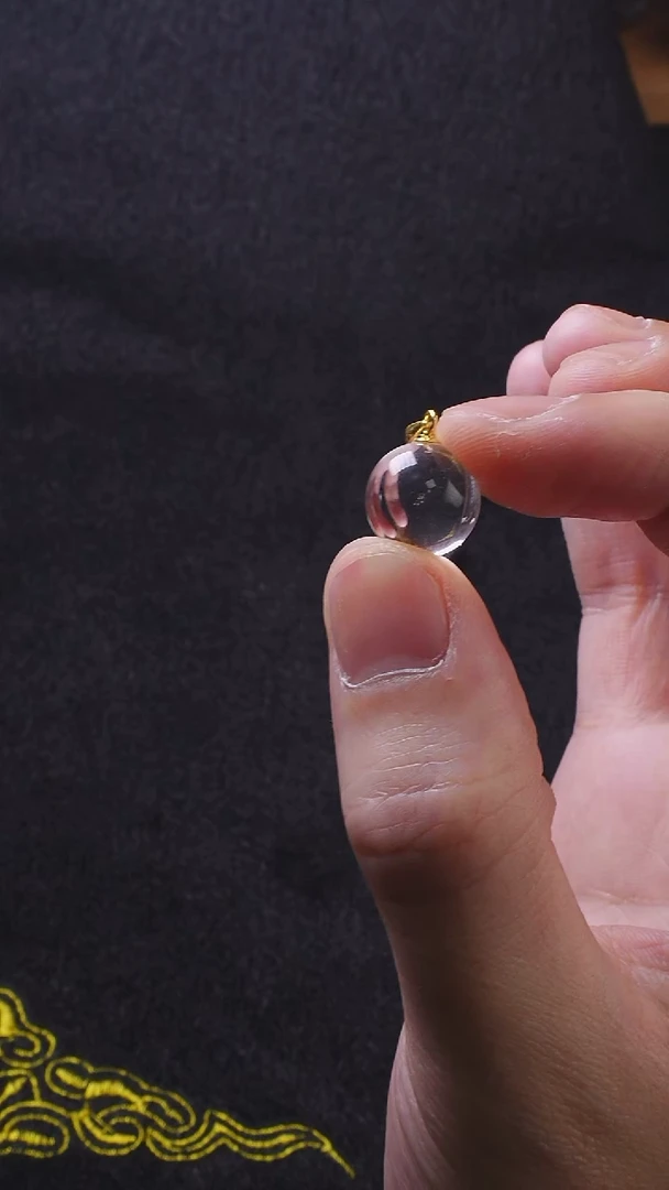 吊坠(不含链)银S925镶嵌水晶白水晶吊坠-多样性发其一