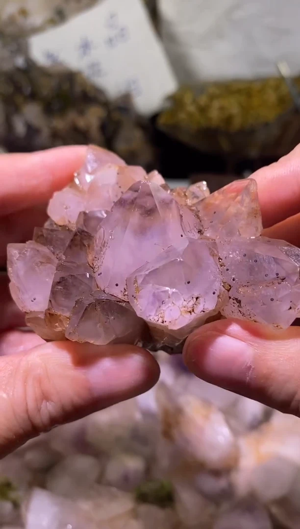 未镶嵌珠宝半成品水晶55号170g四川美姑超七花园水晶
