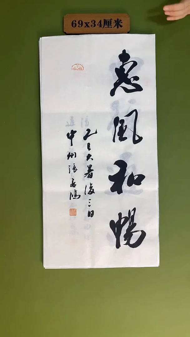 书法书法 张若鸿 尺寸69cm*34cm