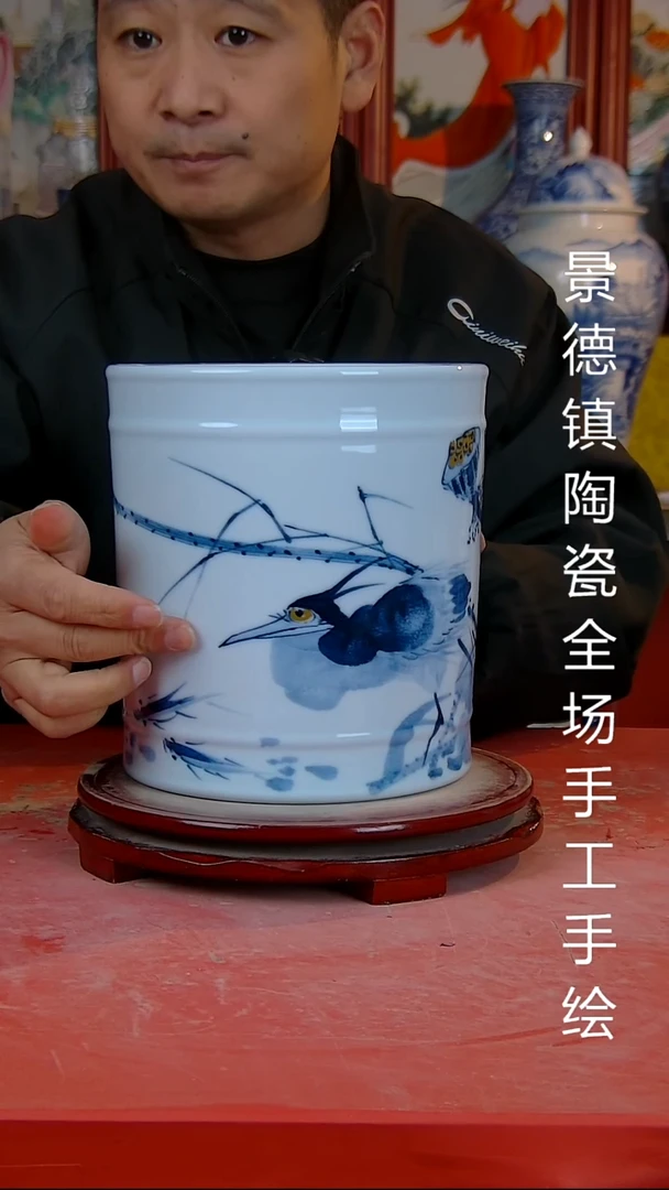 摆件景德镇陶瓷 全场手工手绘
