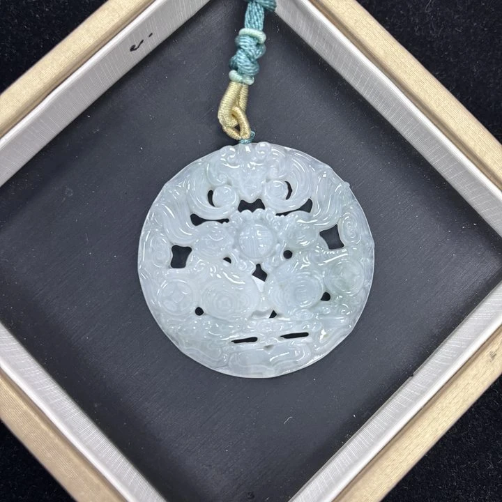 翡翠A货兔吊坠拍一个发一个 多样性发货-582092