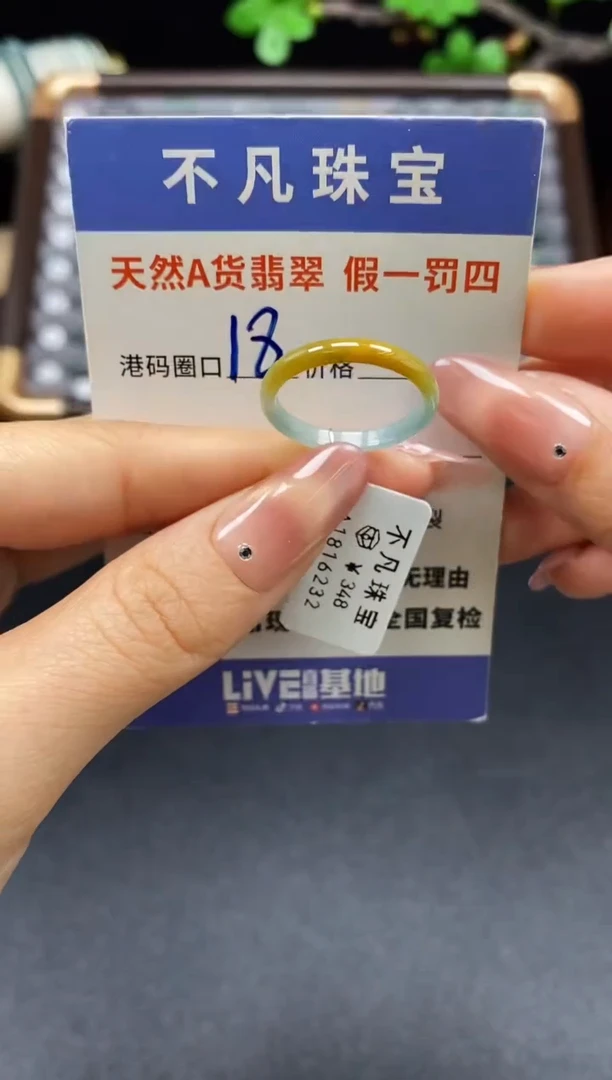 未镶嵌戒指翡翠天然A货翡翠16232
