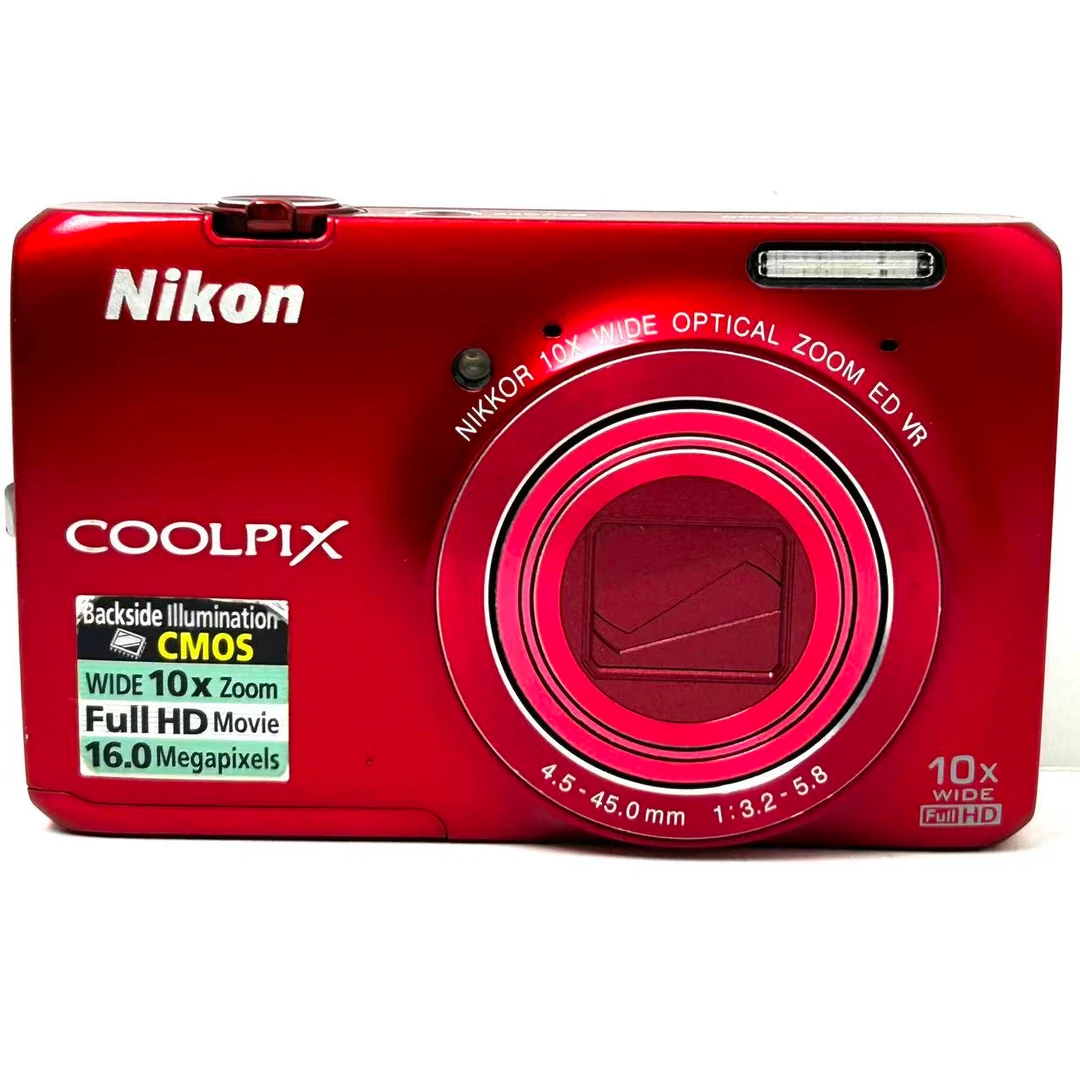 9新 Nikon/尼康 S6300 1600万像数 10倍变焦 配件齐全
