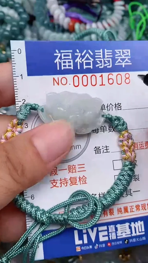 翡翠未镶嵌颈饰...0001608