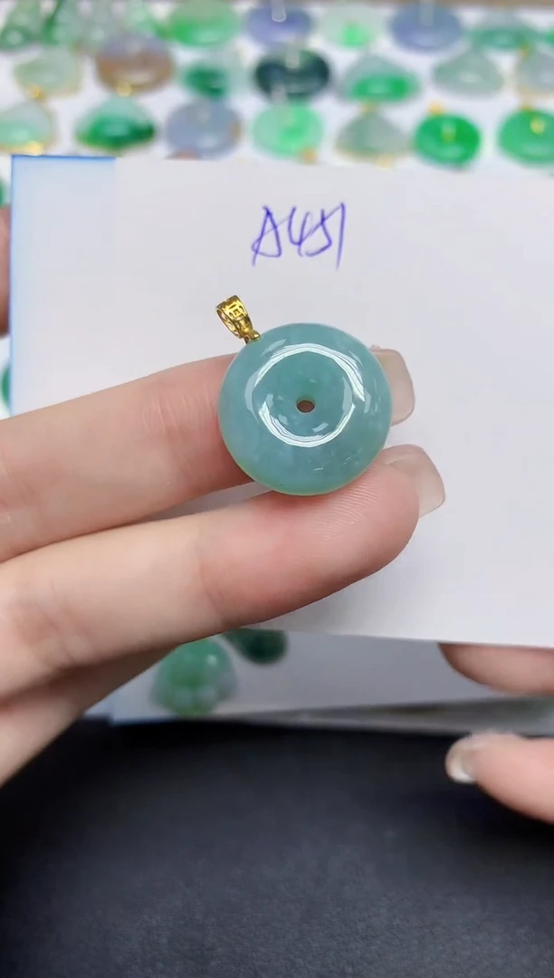 颈饰未镶嵌翡翠天然缅甸翡翠A货翡翠百元以上9元证书费自理