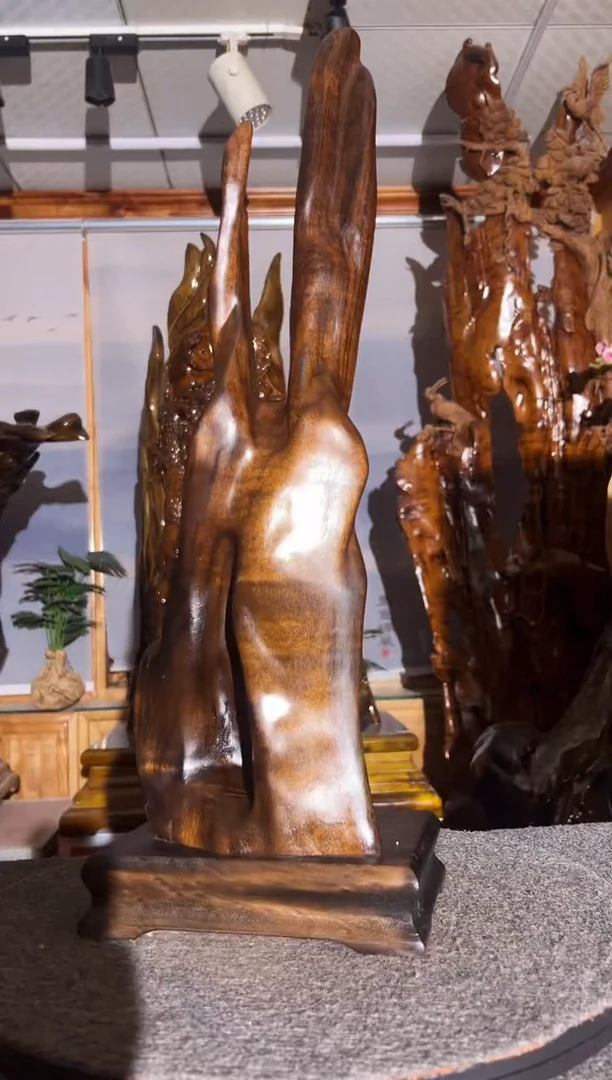 【闪购商品】金丝楠小叶桢楠乌木摆件