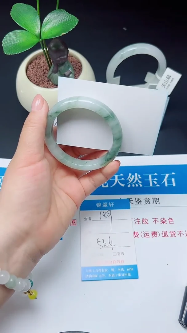 未镶嵌手镯石英质玉149-53/54