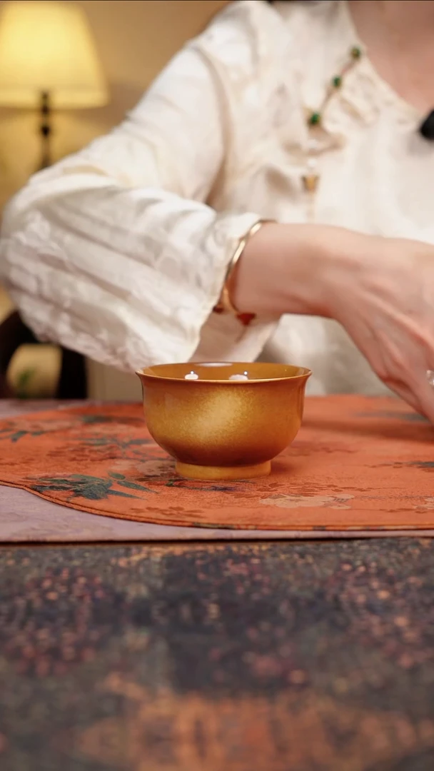 杯景德镇陶瓷杯碗柴烧多人