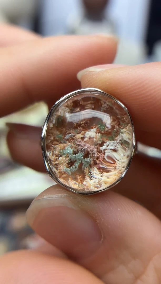 银S925镶嵌珠宝半成品水晶定制定制