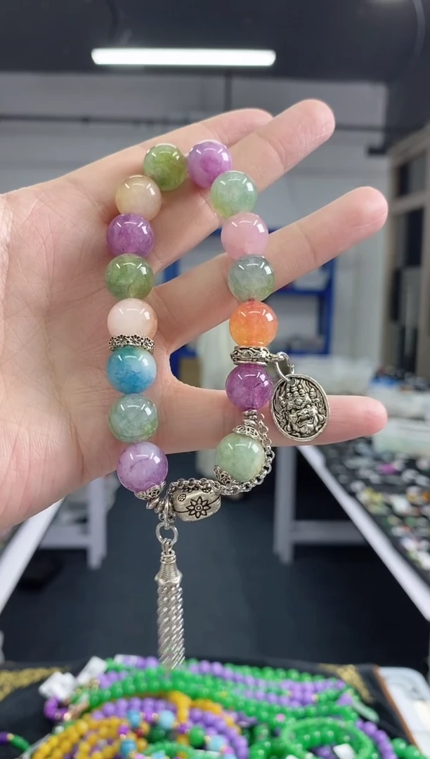 手串未镶嵌碧玺闪购链接未镶嵌多样性发其一，颜色微差