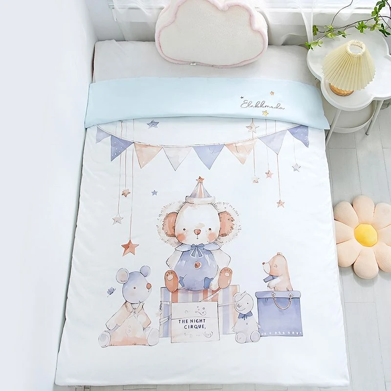 贝瑞拉夏被120*150纯棉被子幼儿园被子夏凉被空调被婴幼儿薄款