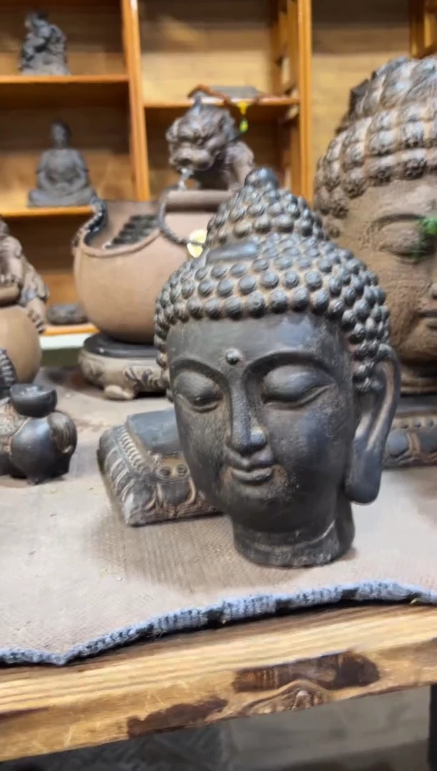 陶土【火山泥】小佛首