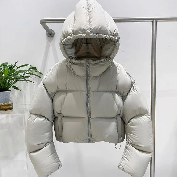 贝姐同款【外套清仓款】短款鹅绒羽绒服991