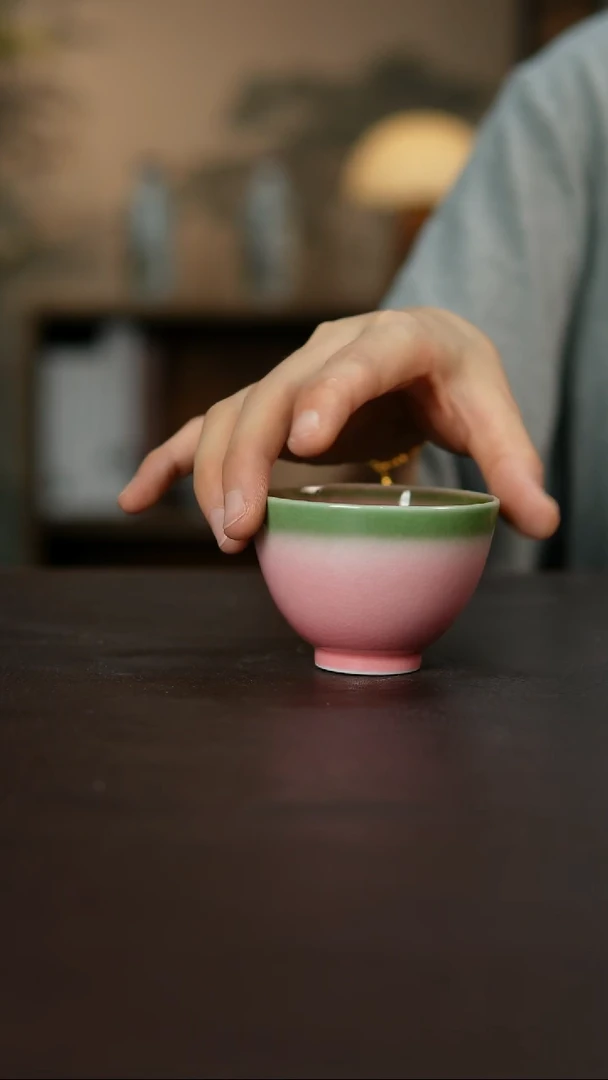 杯景德镇陶瓷杯碗柴烧多人