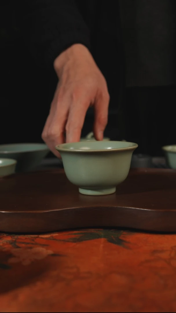 杯子瓷汝州原产地原矿仿古老釉q