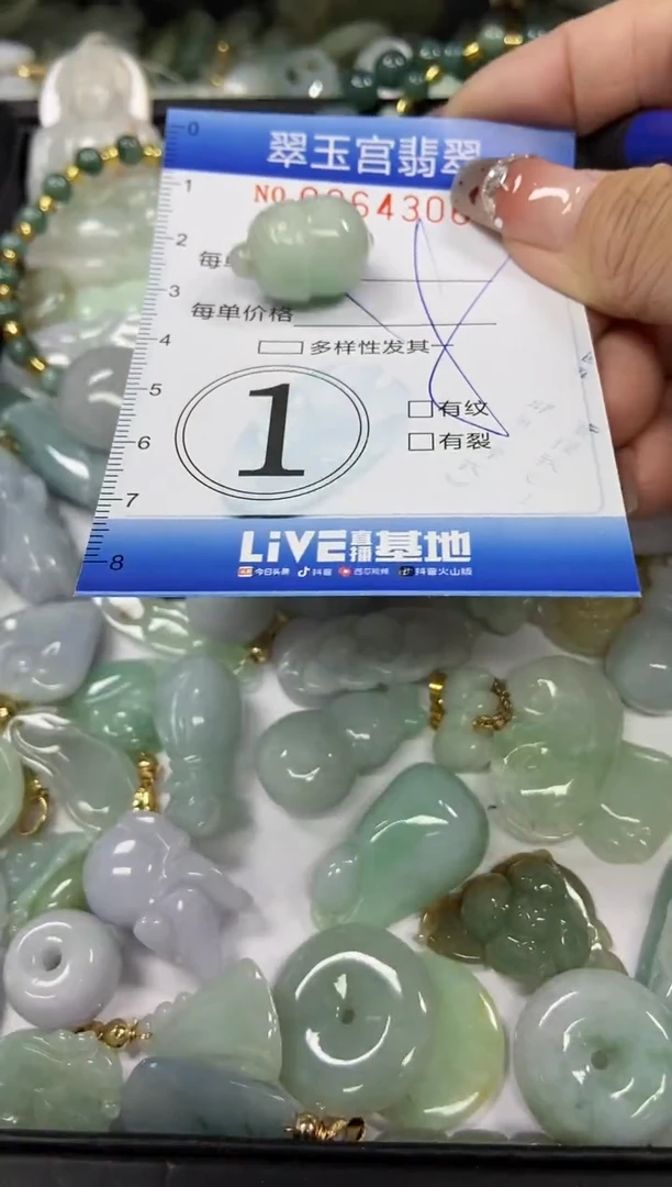 【闪购商品】翡翠颈饰未镶嵌闪购商品0064306