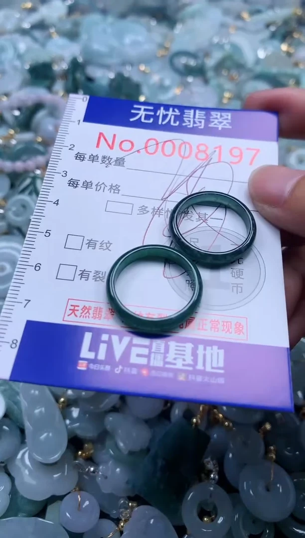 翡翠未镶嵌吊坠(不含链)8197