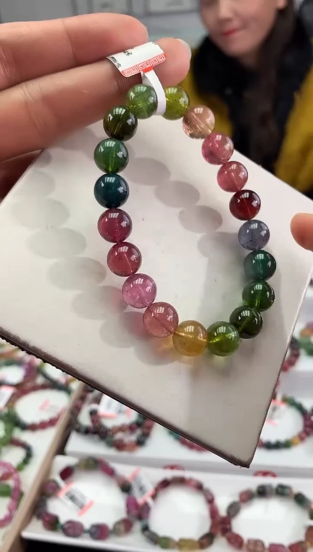 未镶嵌手串碧玺多样性发一条